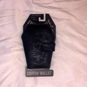 Dollskill Embossed Skull Coffin Wallet